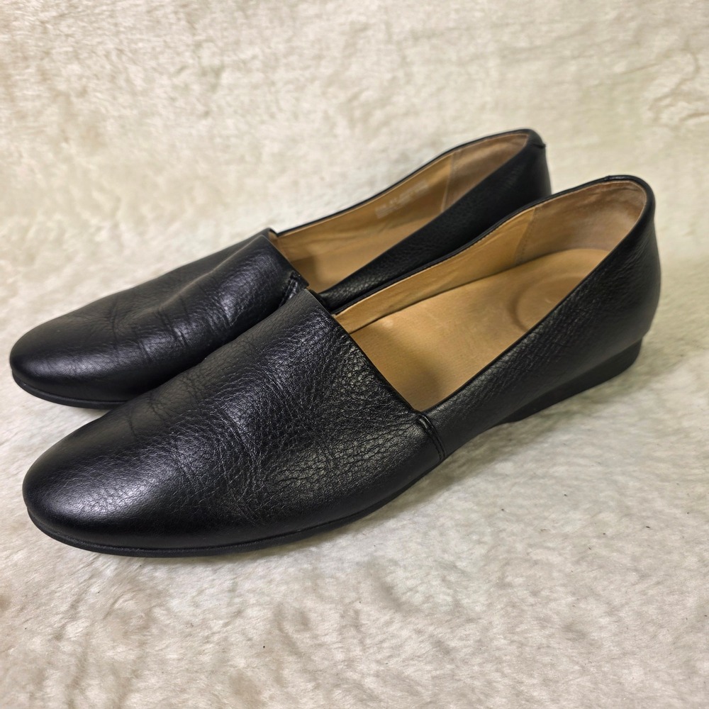 Dansko Larisa Slip On Flats Loafers Black Leather Comfort Shoes Womens 42 11